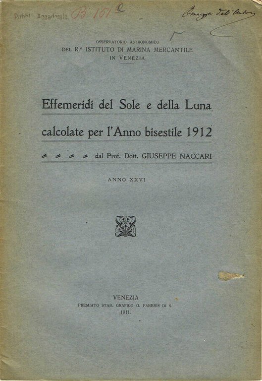 Effemeridi del Sole e della Luna