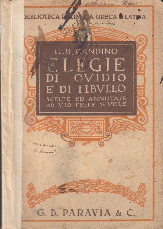 Elegie di Ovidio e di Tibullo