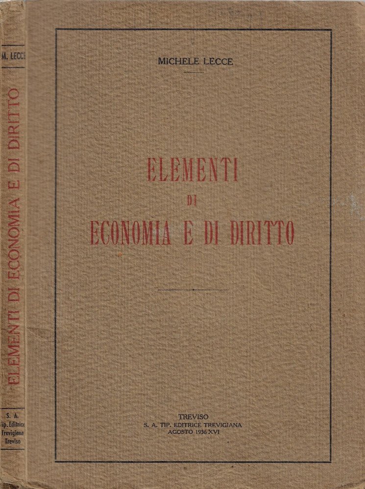 Elementi di Economia e di Diritto