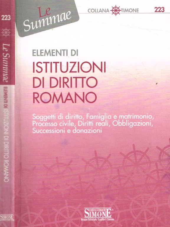 Elementi di istituzioni di diritto romano
