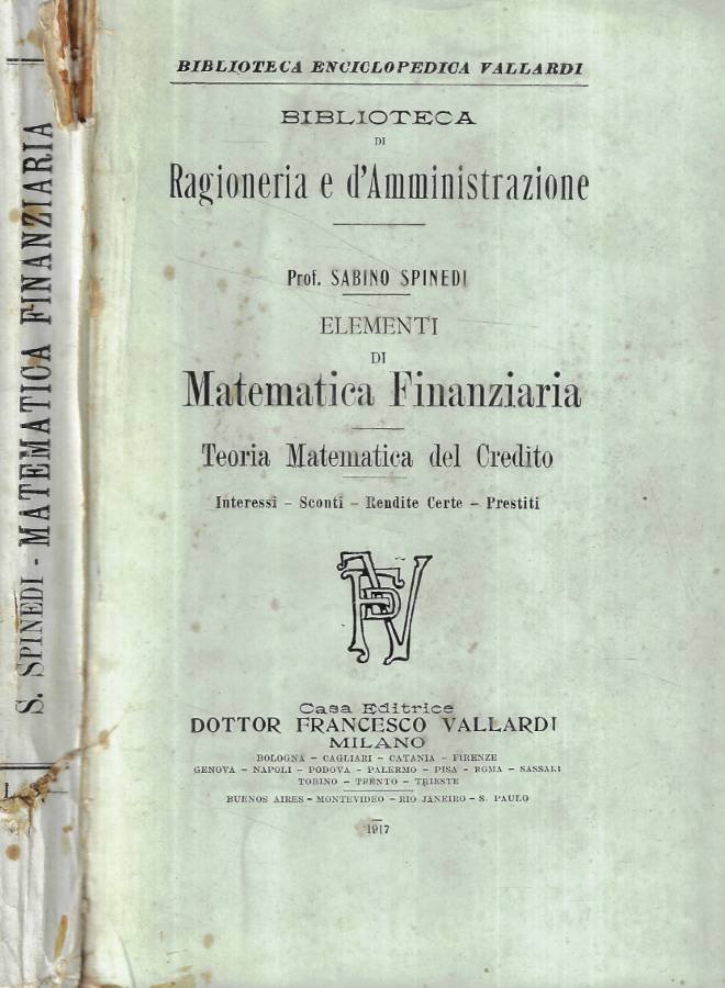 Elementi di Matematica Finanziaria | Immagine principale