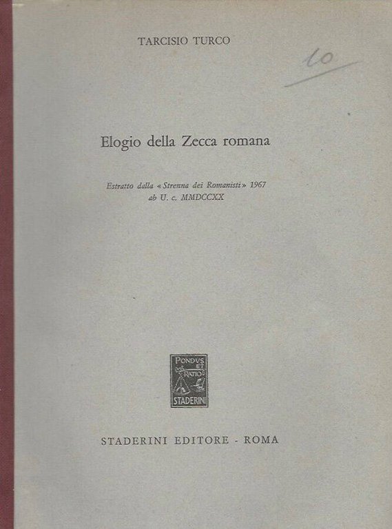 Elogio della Zecca romana