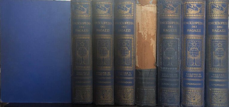 Enciclopedia dei ragazzi Vol II, III, V, VI, VII, IX, …