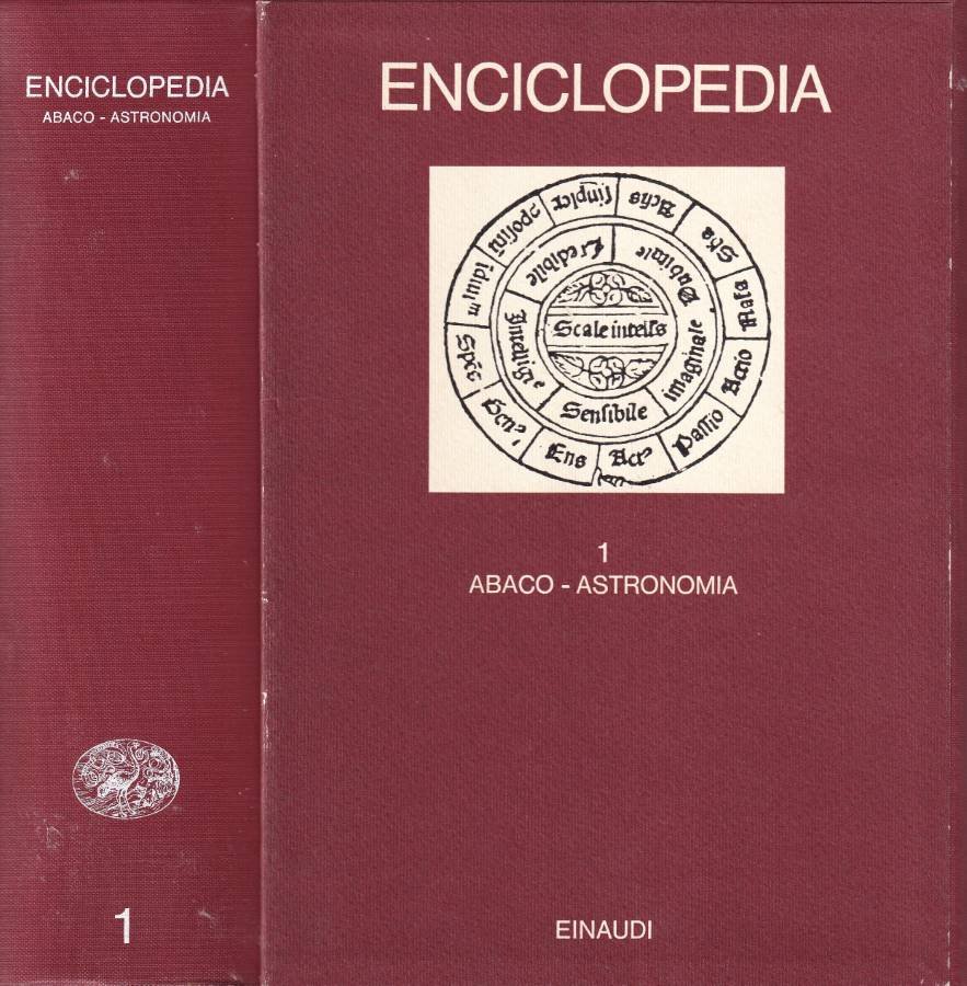 Enciclopedia Einaudi, volume primo | Immagine principale