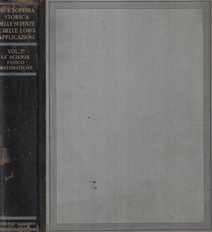 Enciclopedia storica delle scienze e delle loro applicazioni Vol. I- … | Immagine principale