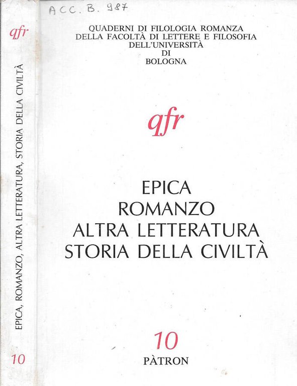 Epica romanzo altra letteratura storia della civiltà