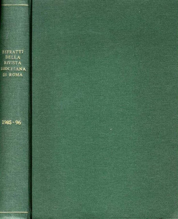 ESTRATTI DELLA RIVISTA DIOCESANA DI ROMA | Immagine Gallery 2