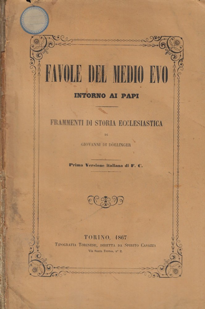 Favole del medio evo intorno ai Papi