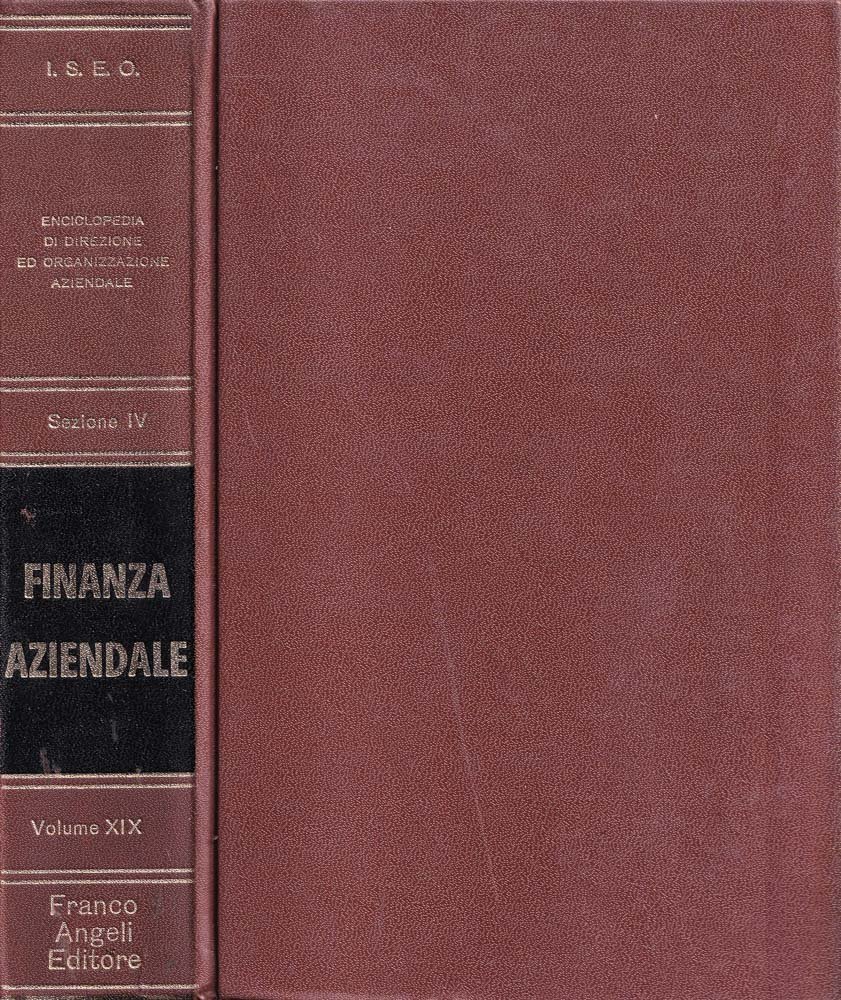 Finanza aziendale, volume XIX, sezione IV