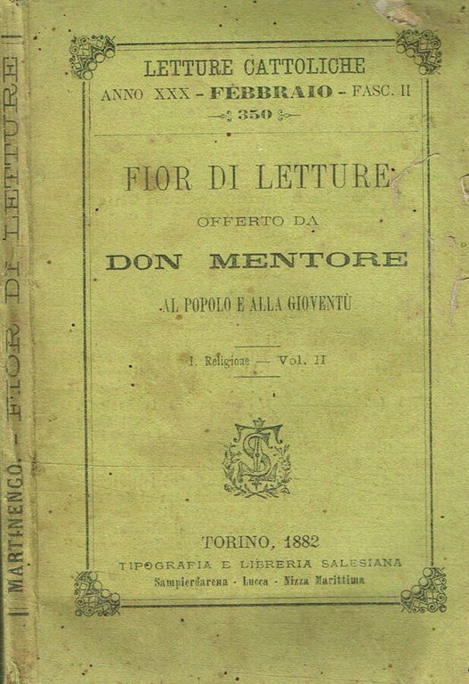 Fior di letture offerto da Don Mentone al popolo e …