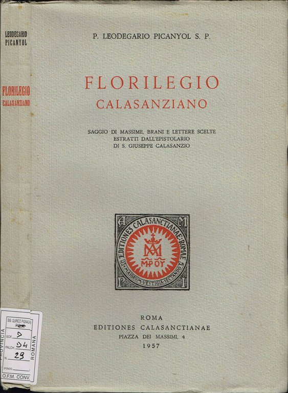 Florilegio Calasanziano | Immagine Gallery 2