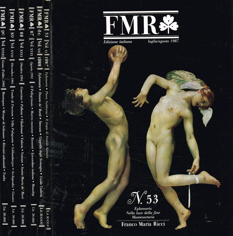 FMR. Mensile d'arte e di cultura. N.53 anno 1987, n.60 …