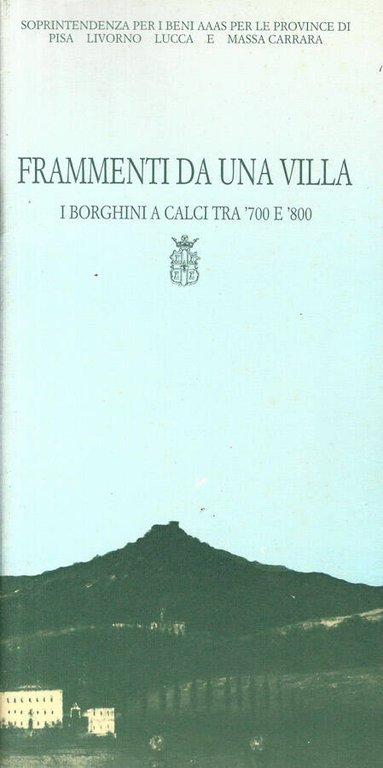 Frammenti da una villa. I Borghini a Calci tra '700 …