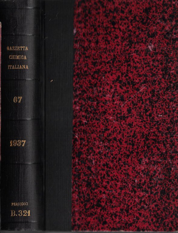 Gazzetta chimica italiana Vol. 67 1937