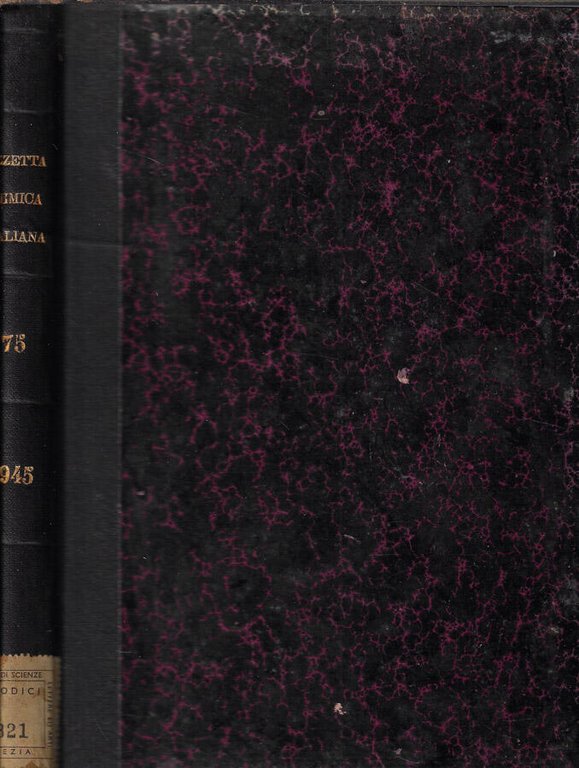 Gazzetta chimica italiana Vol. 75 1945