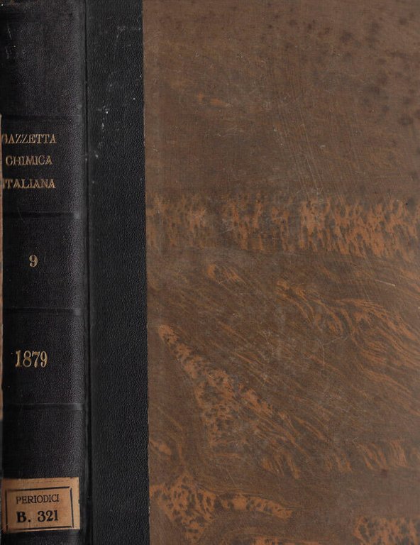 Gazzetta chimica italiana Vol. IX 1879