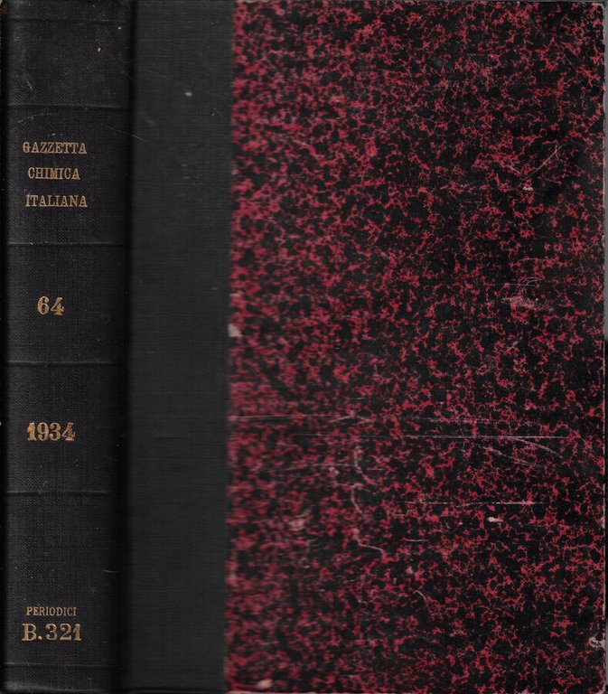 Gazzetta chimica italiana Vol. LXIV 1934