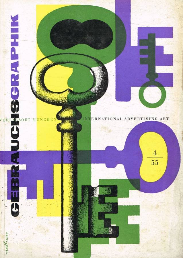 Gebrauchsgraphik. International advertising art n.4, anno 1955