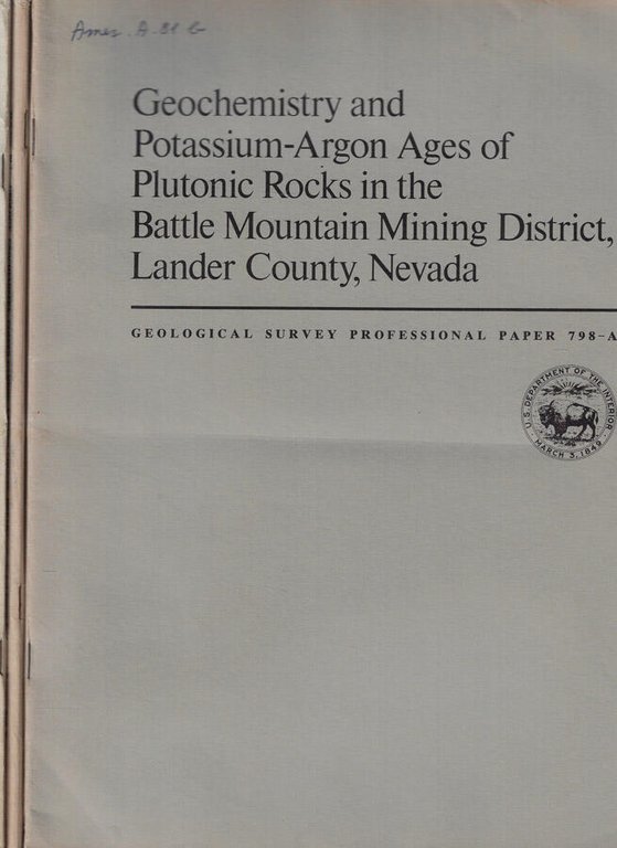 Geological Survey Professional Paper n. 798 A-B-C | Immagine Gallery 2