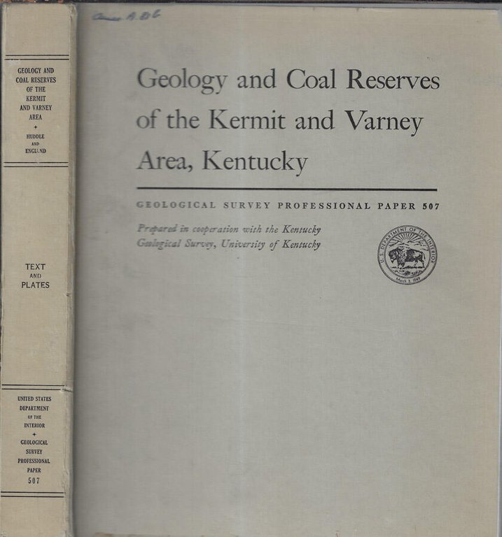 Geology and Coal Reserves of the Kermit and Varney Area, …