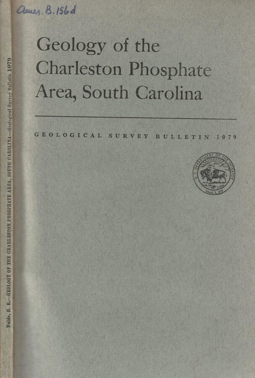 Geology of the Charleston Phosphate Area, South Carolina