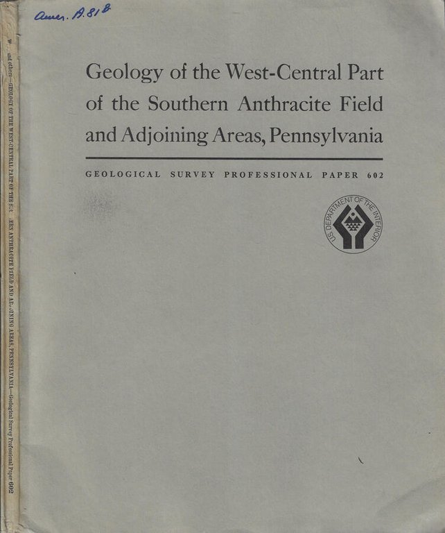 Geology of the West-Central part of the Southern Anthracite field …