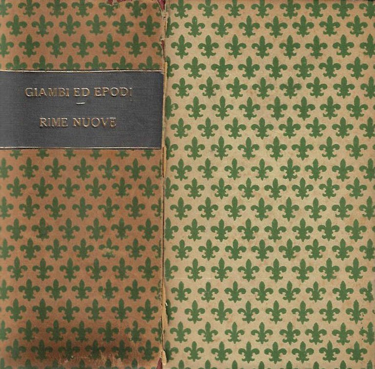 Giambi ed Epodi - Rime Nuove