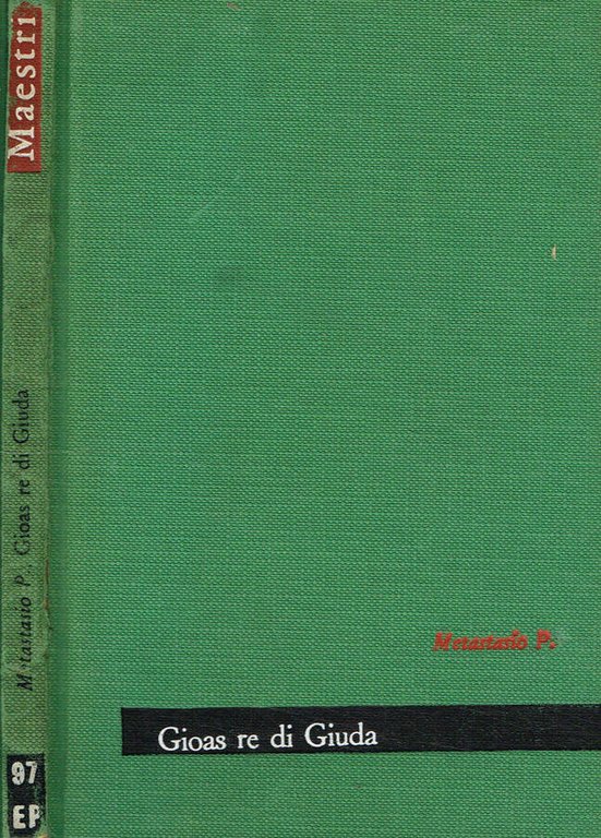 GIOAS RE DI GIUDA, ISACCO FIGURA DEL REDENTORE, PER LA …