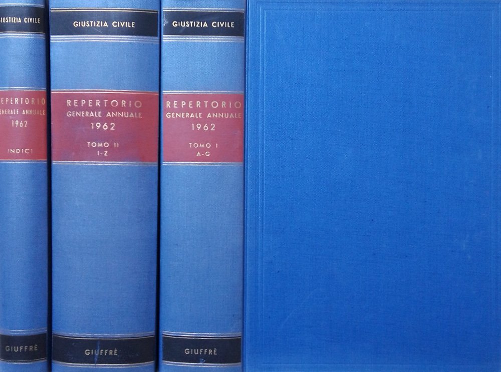 Giustizia Civile. Repertorio generale annuale di legislazione, bibliografia, giurisprudenza - …
