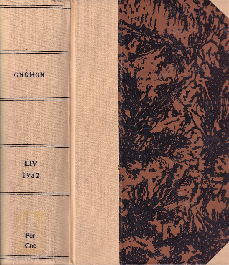 Gnomon, volume LIV, 1982