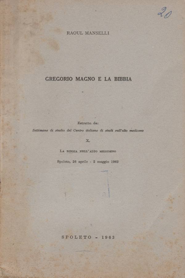 Gregorio Magno e la Bibbia