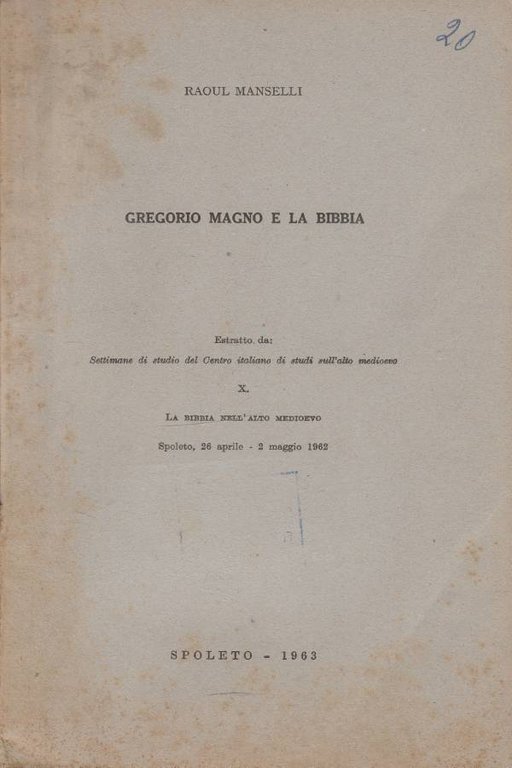 Gregorio Magno e la Bibbia