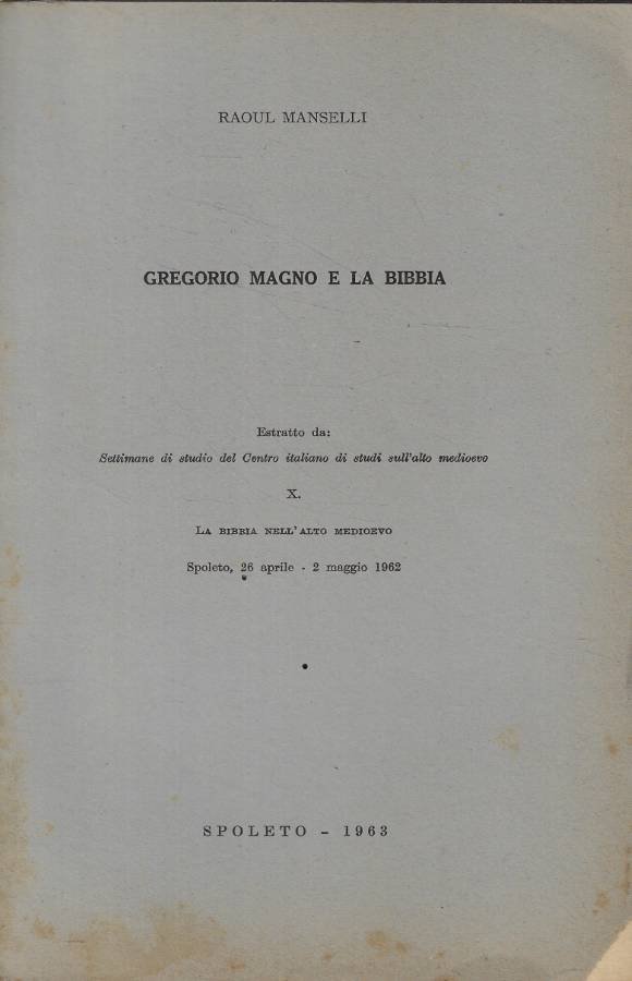 Gregorio Magno e la Bibbia | Immagine principale