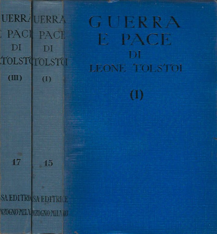 Guerra e pace vol. I - III