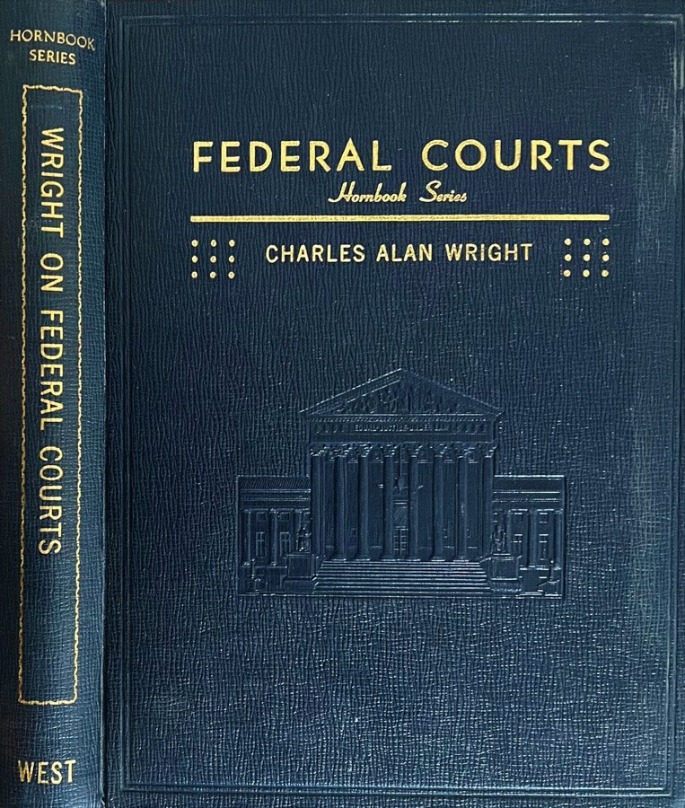 Handbook of the law of federal courts