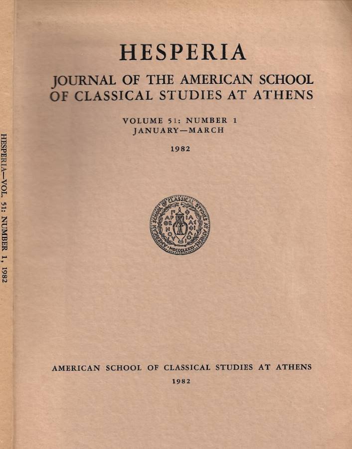 Hesperia. Journal of the American School of Classical Studies at …