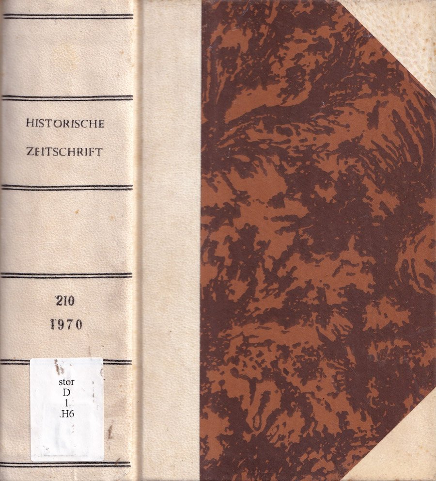 Historische zeitschrift, volume 210, anno 1970