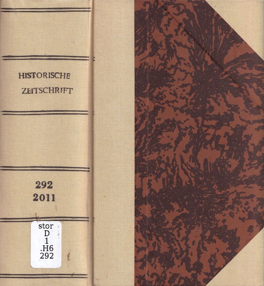 Historische zeitschrift, volume 292, anno 2011