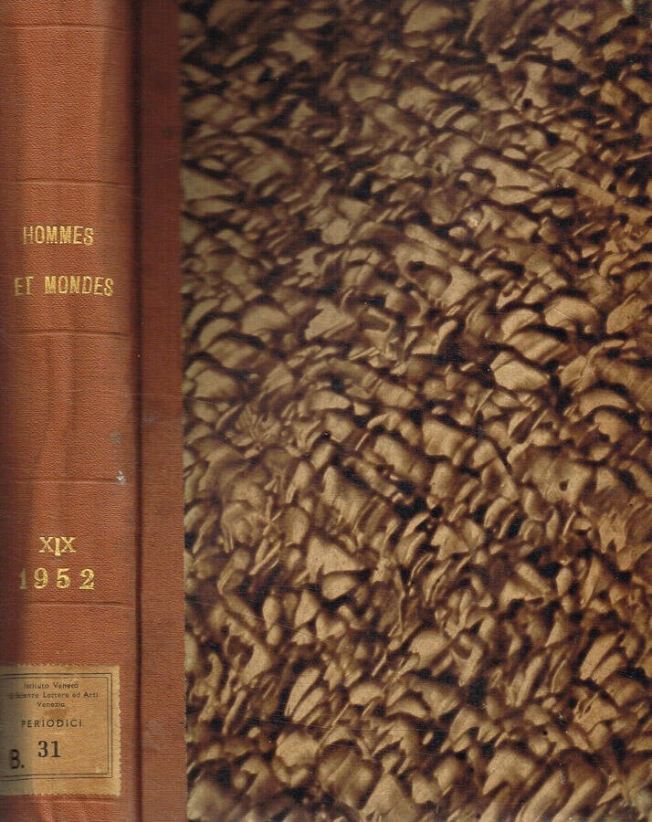 Hommes et mondes. Revue mensuelle. N.86, 87, 88, settembre/ottobre/novembre, anno … | Immagine principale