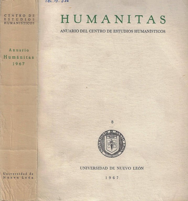 Humanitas N. 8 1967