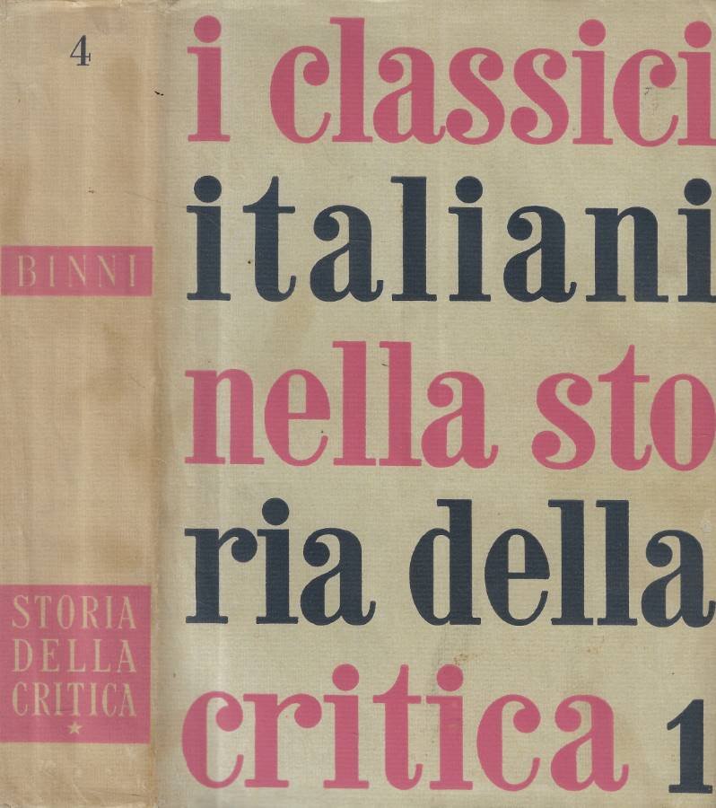 I classici italiani nella storia della critica 1 | Immagine principale