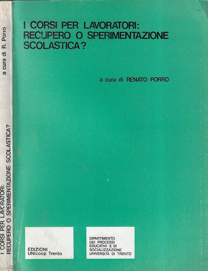 I corsi per lavoratori: recupero o sperimentazione scolastica?