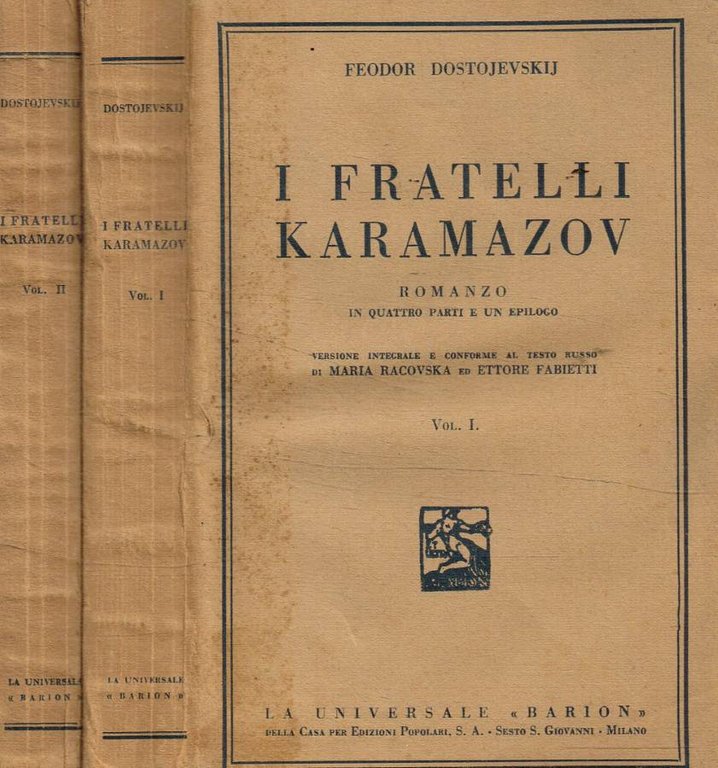 I fratelli Karamazov vol.I, II