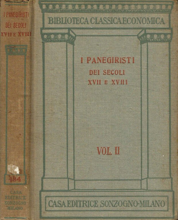 I Panegiristi dei secoli XVII e XVIII. Vol.II | Immagine Gallery 2