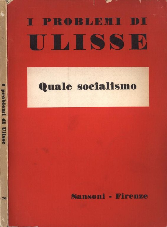 I problemi di Ulisse Anno XXIV n. 70