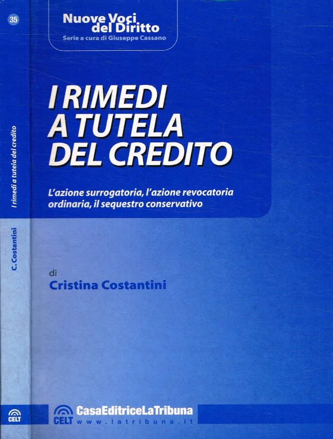 I rimedi a tutela del credito