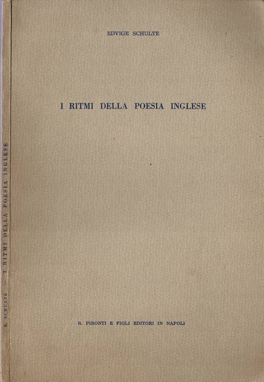 I ritmi della poesia inglese