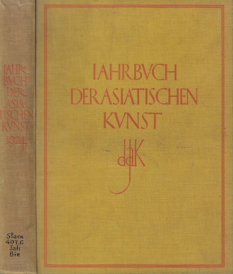 Iahrbuch Derasiatischen Kunst