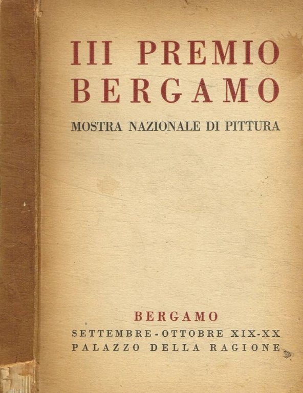 III Premio Bergamo