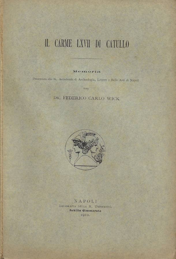Il Carme LXVII di Catullo